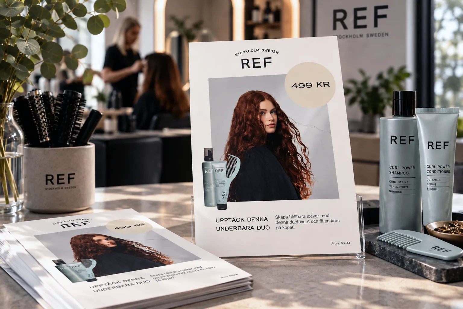 Tryckta reklamblad och flyers från Norrmalmstryckeriet — kampanj-, mäss- och utskicksmaterial hos Svanenmärkt tryckeri i Sollentuna, Stockholm