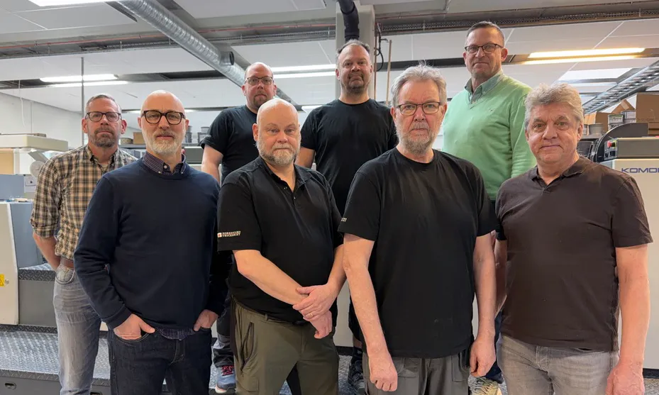 Personalen på Norrmalmstryckeriet